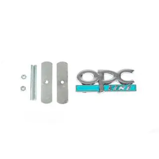 Badge metallico per griglia OPC Line (Cromo+Blu) foto 1