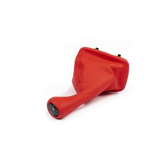 Cuffia cambio + pomello OEM (rosso) foto 4