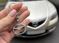 Mazda Portachiavi in metallo con logo Mazda foto 1