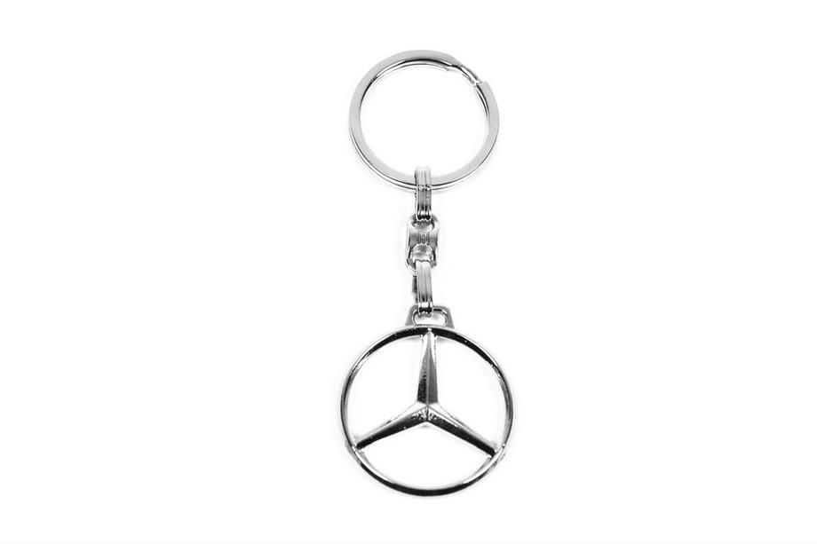 Mercedes-Benz Portachiavi in metallo con logo Mercedes Image
