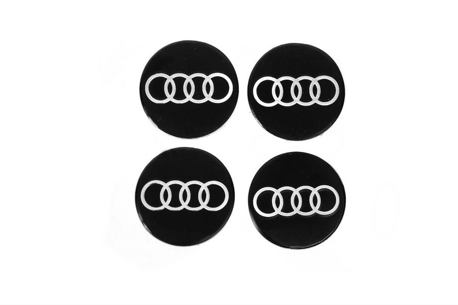 Audi Adesivi per coprimozzo cerchi 60mm (4pz) Image