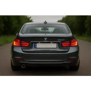 Modanatura in acciaio inox sopra la targa BMW 3 Series F30/F31 2012-2019 foto 1