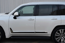 Lexus LX 500d/600 2022- Modanature nere per porte F-Sport bianco+nero (4 pz, ABS) foto 3