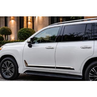 Modanature nere per porte F-Sport bianco+nero (4 pz, ABS) foto 2