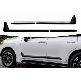 Modanature nere per porte F-Sport bianco+nero (4 pz, ABS)