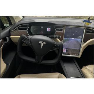 Volante stile timone (Similpelle e inserti in carbonio) Tesla Model X 2015- foto 1