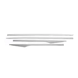 Modanature porte OmsaLine (4 pz, acciaio inox) foto 2