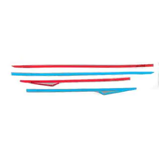 Modanature porte OmsaLine (4 pz, acciaio inox) foto 4
