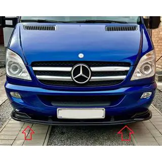 Labbro anteriore 2006-2013 (ABS) Mercedes Sprinter W906 2006–2018 foto 2