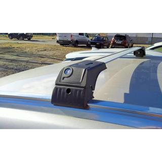 Barre portatutto per barre longitudinali integrate con chiave Skybar V2 (2 pz) BMW X3 F25 2011-2018 foto 2
