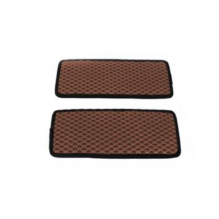 Tappetini soglia in poliuretano (2 pz, EVA, Marrone) Peugeot Boxer 2006-2025 foto 1