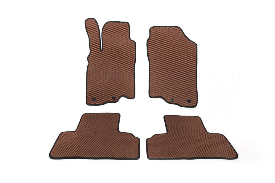 Honda Insight II 2009-2014 Tappetini EVA (Marrone) Image