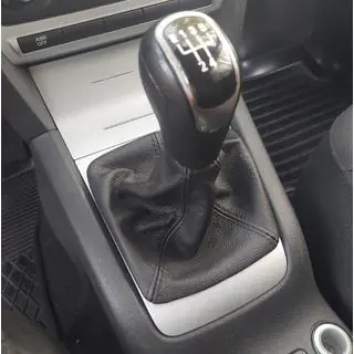 Cuffia cambio in pelle Skoda Octavia II A5 2006-2010 foto 3