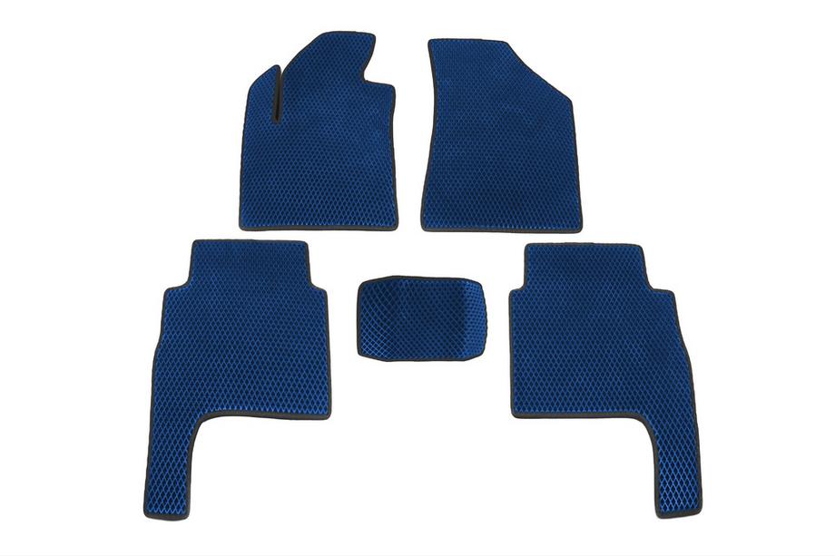 Hyundai Santa Fe 2 2006-2012 Tappetini EVA (Blu) Image