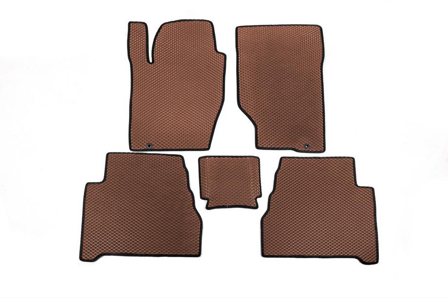 Kia Sorento I BL 2002-2009 Tappetini EVA (Marrone) Image