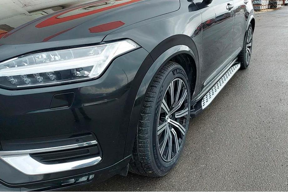 Volvo XC90 2015- Pedane Laterali Shining (2 pz, Alluminio) Foto 15