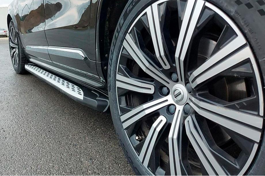 Volvo XC90 2015- Pedane Laterali Shining (2 pz, Alluminio) Foto 7