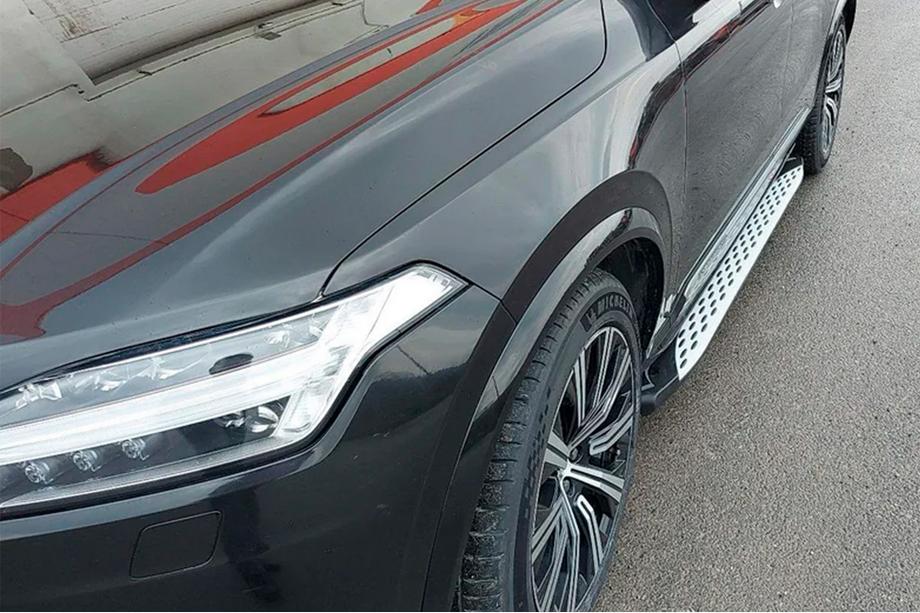 Volvo XC90 2015- Pedane Laterali Shining (2 pz, Alluminio) Foto 10