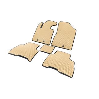 Tappetini 2012-2014 (EVA, Beige) Kia Sorento II XM 2009-2014 foto 2
