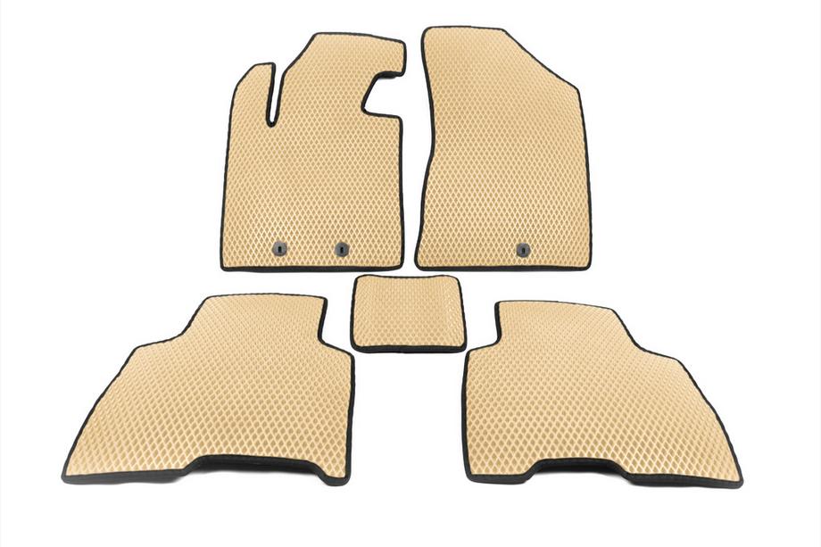 Kia Sorento II XM 2009-2014 Tappetini 2012-2014 (EVA, Beige) Image
