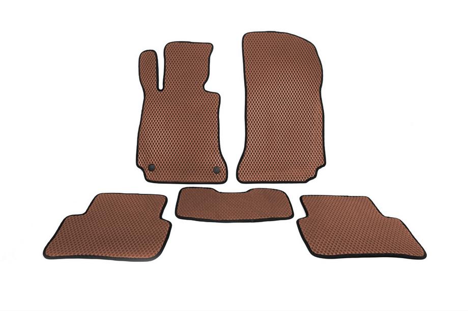 Mercedes C-class W204 2007-2015 Tappetini EVA (Marrone) Image