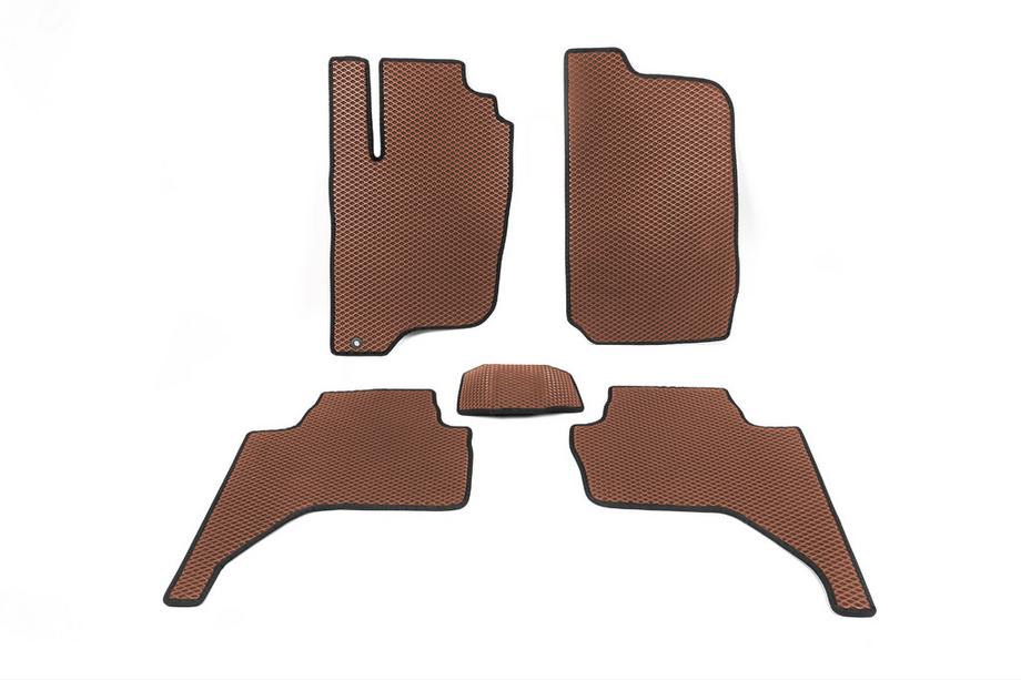 Mitsubishi L200 2006-2015 Tappetini EVA (Marrone) Image