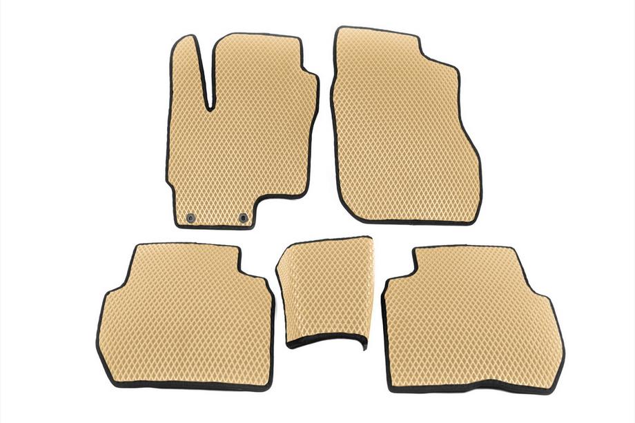Mitsubishi Outlander 2012-2021 Tappetini EVA P-HEV (Beige) Image