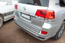 Toyota Land Cruiser 200 2007-2021 Modanatura sopra targa OEM (2016+) foto 8