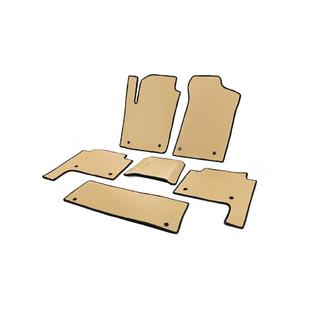 Tappetini EVA 3 file Beige Nissan Patrol Y62 2010-2024 foto 2