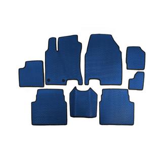 Tappetini EVA per +2 (3 File, Blu) Nissan Qashqai 2010-2014 foto 1