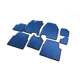 Tappetini EVA per +2 (3 File, Blu) Nissan Qashqai 2010-2014 foto 2
