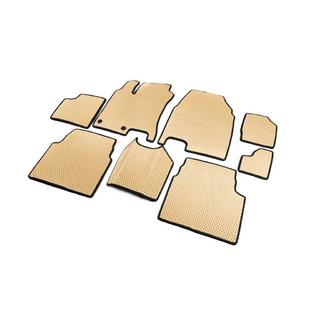 Tappetini EVA per +2 (3 file, Beige) Nissan Qashqai 2010-2014 foto 2