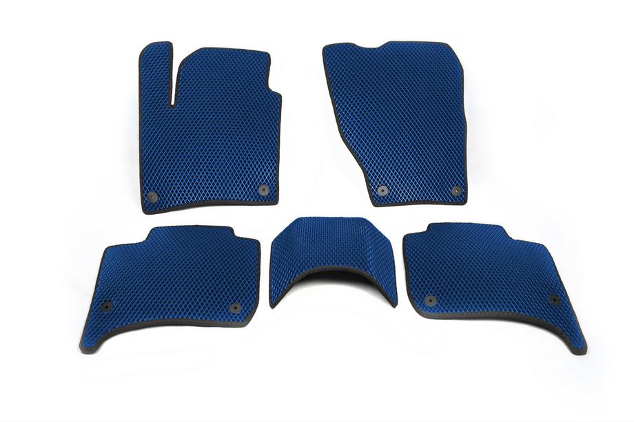 Porsche Cayenne 2010-2017 Tappetini EVA (Blu) Image