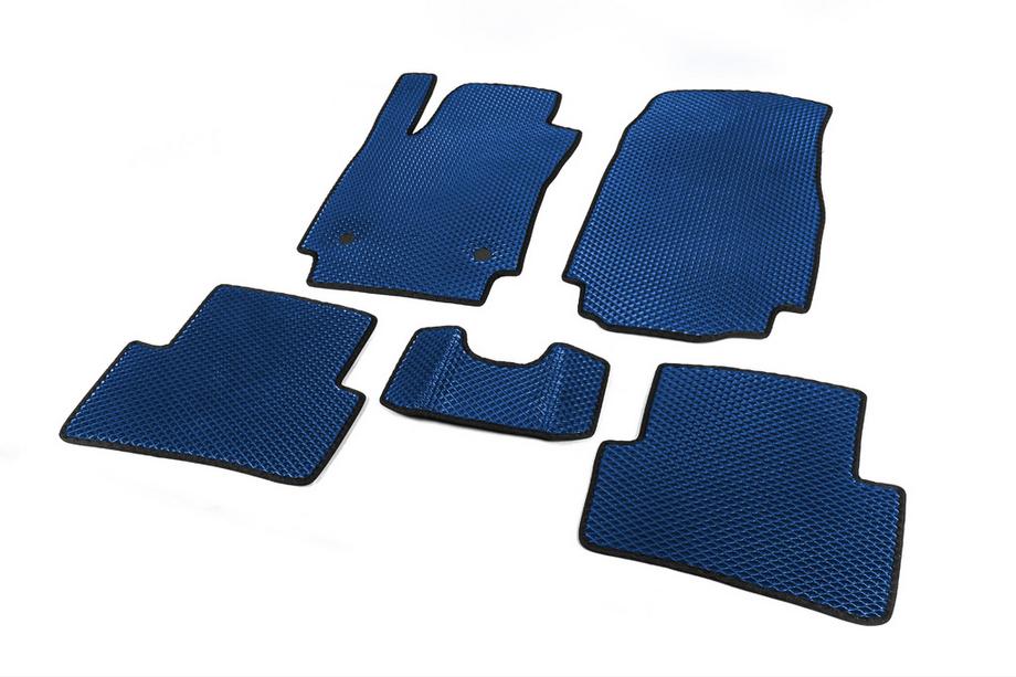 Renault Captur 2013-2019 Tappetini EVA (Blu) Image