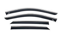 Hyundai Ioniq 5 2021- Deflettori finestrini con profilo cromato (4 pz, Niken) foto 1