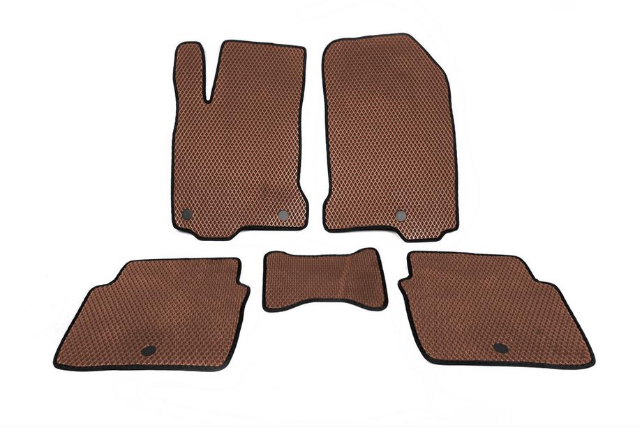Renault Latitude 2010-2015 Tappetini EVA (Marrone) Image