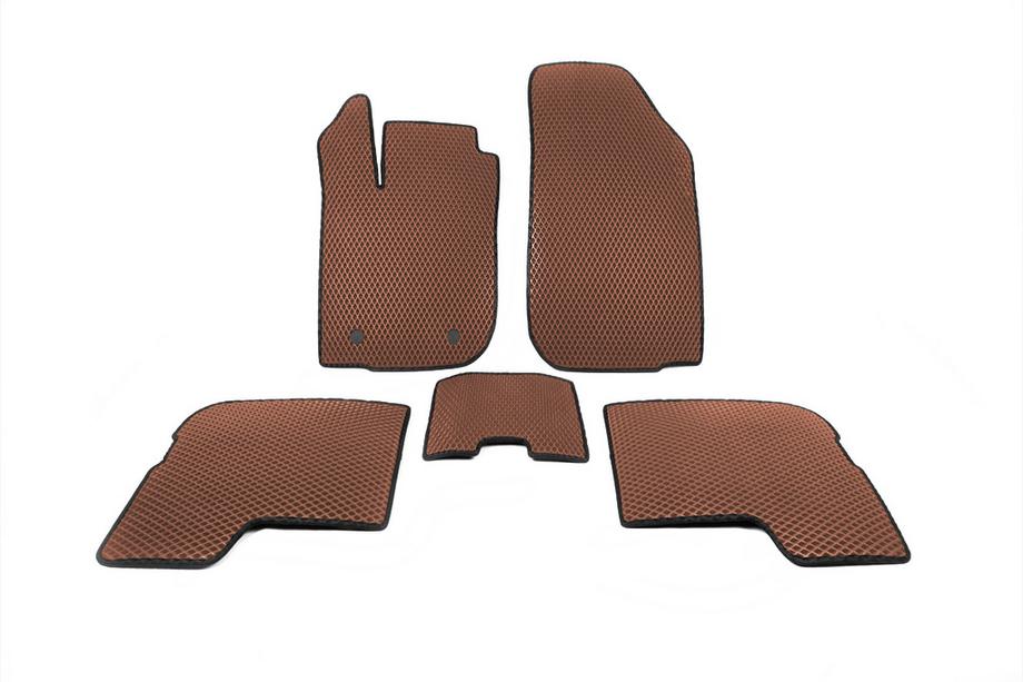 Renault Logan I 2005-2008 Tappetini EVA (Marrone) Image