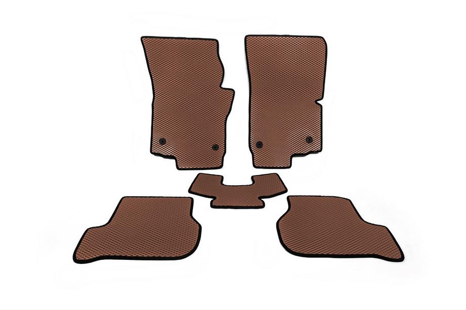 Seat Leon 2005-2012 Tappetini EVA (Marrone) Image
