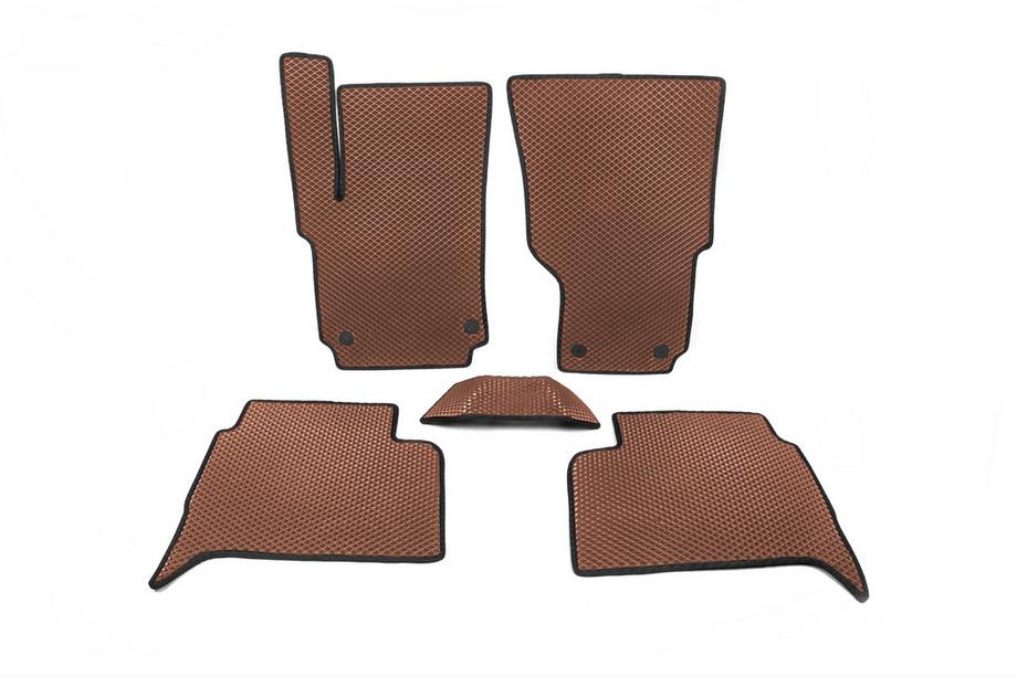 Volkswagen Amarok 2010-2022 Tappetini EVA (Marrone) Image