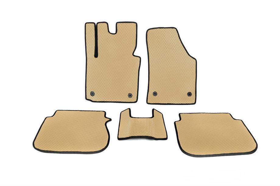 Volkswagen Caddy 2004-2010 Tappetini EVA (Beige) Image