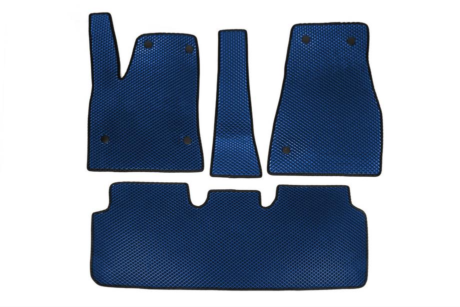 Tesla Model S 2012– Tappetini EVA (2012-2021, Blu) Image