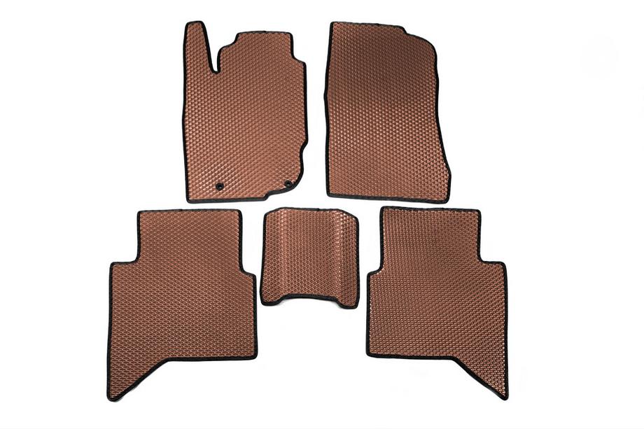 Toyota Hilux 2006-2015 Tappetini EVA V1 (Marrone) Foto 1