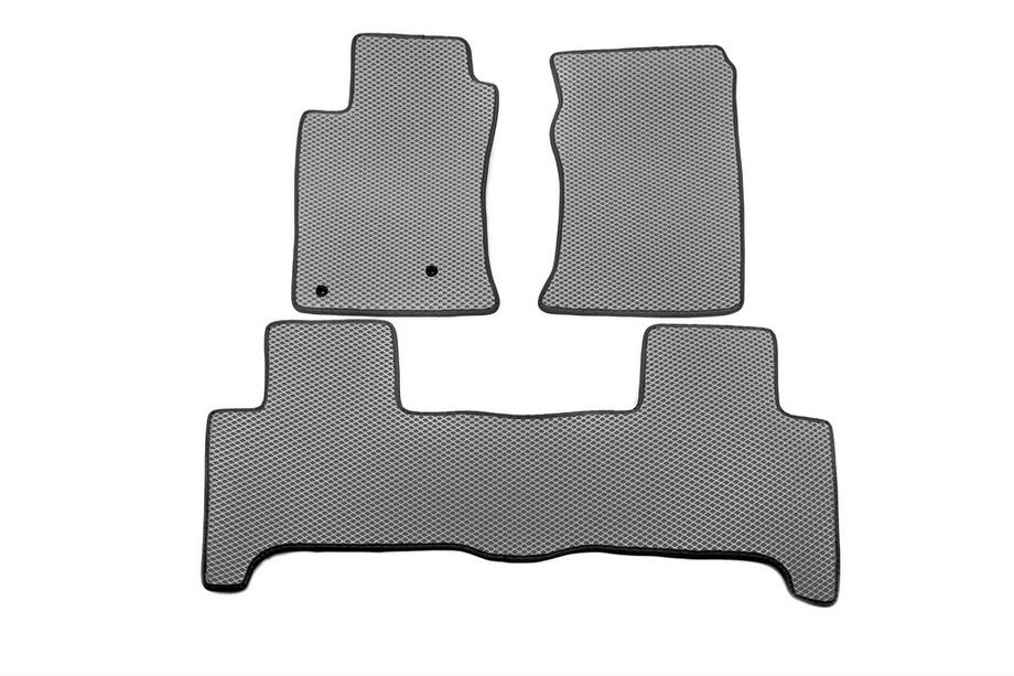 Toyota Land Cruiser Prado 120 2002-2009 Tappetini EVA (2 File, Grigio) Foto 3