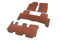Toyota Land Cruiser Prado 120 2002-2009 Tappetini EVA (3 File, Marrone) foto 2