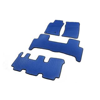 Tappetini EVA (3 File, Blu) Toyota Land Cruiser Prado 120 2002-2009 foto 2