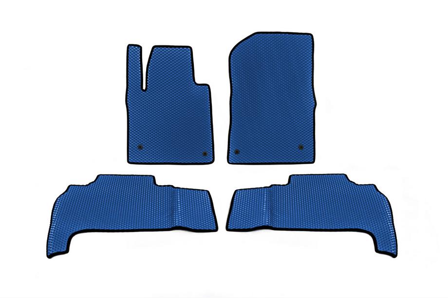 Lexus LX570/450d 2008-2022 Tappetini in poliuretano EVA (2008-2012, Blu) Image
