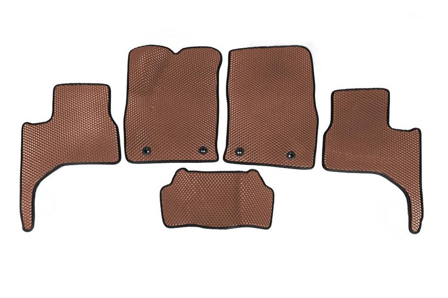 Toyota Land Cruiser 300 2021- Tappetini EVA (Marrone) Foto 1
