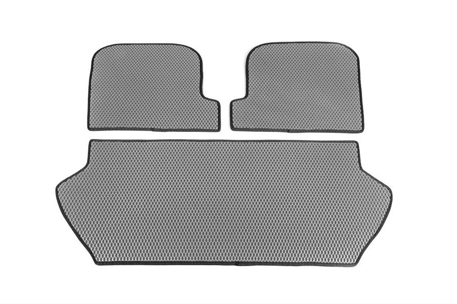 Volvo XC90 2002-2014 Tappetino bagagliaio 3 pezzi (EVA, Grigio) Foto 1