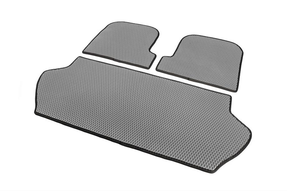 Volvo XC90 2002-2014 Tappetino bagagliaio 3 pezzi (EVA, Grigio) Foto 2