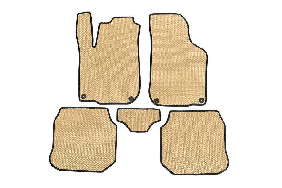 Volkswagen Bora 1998-2004 Tappetini EVA (Beige) Image